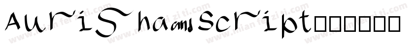 Aurisha Script字体转换